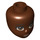 LEGO Reddish Brown Nandi Minidoll Head (81855 / 105142)