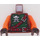 LEGO Marrón rojizo Ninjago Torso (973)