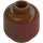 LEGO Reddish Brown Okoye Minifigure Head (Recessed Solid Stud) (1791 / 3626)