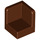 LEGO Reddish Brown Panel 1 x 1 Corner with Rounded Corners (6231)