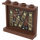LEGO Brun rougeâtre Panneau 1 x 4 x 3 avec Books et La Flèche Model La gauche Côté Autocollant avec supports latéraux, tenons creux (60581)