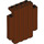 LEGO Reddish Brown Panel 2 x 6 x 6 Log Wall (30140)