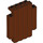 LEGO Brun rougeâtre Panneau 2 x 6 x 6 Log mur (30140)