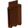LEGO Reddish Brown Panel 3 x 3 x 6 Corner Wall without Bottom Indentations (87421)