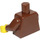 LEGO Roodachtig bruin Piloot Torso (973 / 88585)