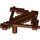 LEGO Reddish Brown Pixelated Crossbow  (65510)