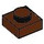 LEGO Roodachtig Bruin Plaat 1 x 1 (3024 / 30008)