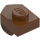 LEGO Reddish Brown Plate 1 x 1 with Downwards Tooth (15070)