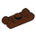 LEGO Reddish Brown Plate 1 x 1 with Two Bar Handles (78257)