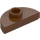 LEGO Reddish Brown Plate 1 x 2 Round Semicircle (1745)