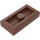 LEGO Reddish Brown Plate 1 x 2 with 1 Stud (with Groove) (3794 / 15573)