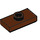 LEGO Reddish Brown Plate 1 x 2 with 1 Stud (with Groove and Bottom Stud Holder) (15573 / 78823)