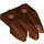 LEGO Reddish Brown Plate 1 x 2 with 3 Rock Claws (27261)