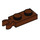 LEGO Roodachtig Bruin Plaat 1 x 2 met Klem (78256)