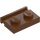 LEGO Reddish Brown Plate 1 x 2 with Door Rail (32028)