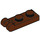 LEGO Reddish Brown Plate 1 x 2 with End Bar Handle (60478)