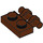LEGO Roodachtig Bruin Plaat 1 x 2 met Handvat (Open Ends) (2540)