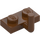 LEGO Reddish Brown Plate 1 x 2 with Hook (5mm Horizontal Arm) (43876 / 88072)