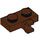 LEGO Reddish Brown Plate 1 x 2 with Horizontal Clip (11476 / 65458)