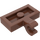 LEGO Reddish Brown Plate 1 x 2 with Horizontal Clip (11476 / 65458)