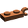 LEGO Brun rougeâtre assiette 1 x 2 avec Agrafe Horizontal sur Fin (42923 / 63868)