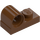 LEGO Rudo brązowy Talerz 1 x 2 z Pin Dziura (11458)