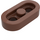 LEGO Reddish Brown Plate 1 x 2 with Rounded Ends and Open Studs (35480)