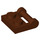 LEGO Reddish Brown Plate 1 x 2 with Side Bar Handle (48336)