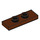 LEGO Brun rougeâtre assiette 1 x 3 avec 2 Goujons (34103)
