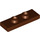 LEGO Reddish Brown Plate 1 x 3 with 2 Studs (34103)