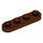 LEGO Reddish Brown Plate 1 x 4 with Rounded Ends (77845)