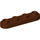 LEGO Reddish Brown Plate 1 x 4 with Rounded Ends (77845)