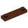 LEGO Reddish Brown Plate 1 x 4 with Two Studs without Groove (92593)