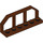 LEGO Roodachtig bruin Plaat 1 x 6 met Trein Wagen Railings (6583 / 58494)