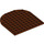 LEGO Reddish Brown Plate 10 x 10 Half Circle (80031)