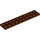 LEGO Reddish Brown Plate 2 x 10 (3832)