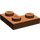 LEGO Roodachtig Bruin Plaat 2 x 2 Hoek (2420)