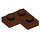 LEGO Roodachtig Bruin Plaat 2 x 2 Hoek (2420)