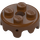 LEGO Reddish Brown Plate 2 x 2 Round Cake Frosting (65700)