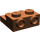 LEGO Brun rougeâtre assiette 2 x 2 x 0.7 avec 2 Goujons sur Côté (4304 / 99206)
