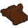 LEGO Rötlich-braun Platte 2 x 3 mit Horizontal Bar (30166)