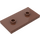 LEGO Reddish Brown Plate 2 x 4 with 2 Studs (65509)