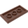 LEGO Roodachtig Bruin Plaat 2 x 4 met 2 Studs (65509)