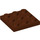 LEGO Reddish Brown Plate 3 x 3 (11212)