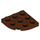 LEGO Reddish Brown Plate 3 x 3 Round Corner (30357)