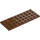 LEGO Reddish Brown Plate 4 x 10 (3030)