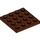 LEGO Reddish Brown Plate 4 x 4 (3031)