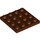 LEGO Reddish Brown Plate 4 x 4 (3031)