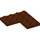 LEGO Reddish Brown Plate 4 x 4 Corner (2639)