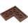 LEGO Brun rougeâtre assiette 4 x 4 Coin (2639)